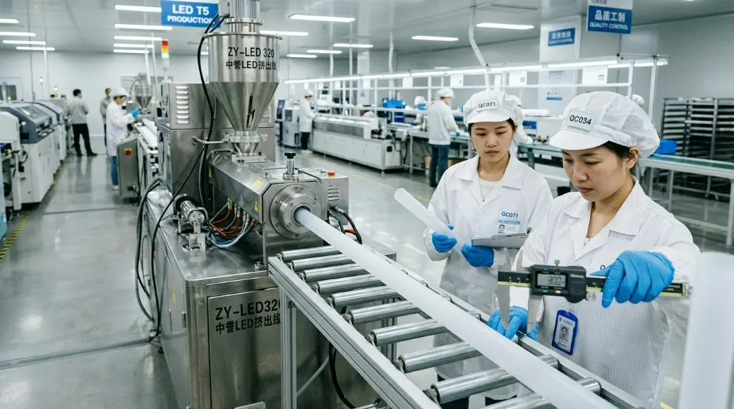 Prémiová továrna na LED trubice v Číně: Inovace pro globální standardy 2026 a 3D přizpůsobení